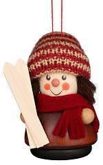 Skier Natural - Ulbricht<br>Wobble Ornament